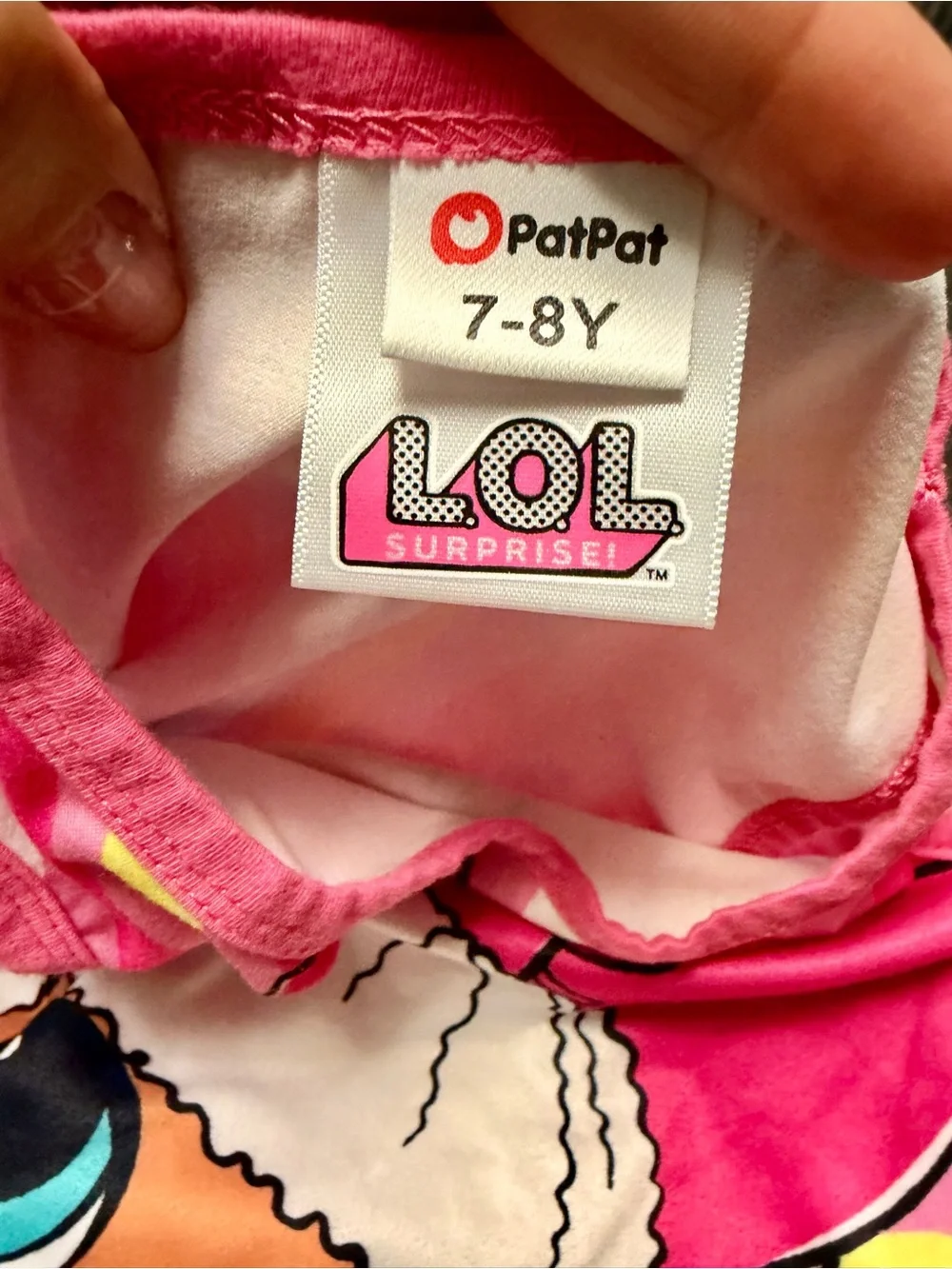 L.O.L. Surprise! Girls Pink Graphic Tank & Shorts Matching Set